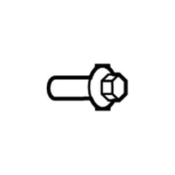 Chrysler 6104368AA Bolt - Hexagon Head