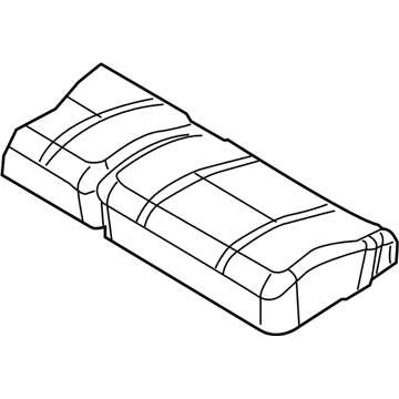 Mopar ZV251D1AA Cushion Cover, Rear