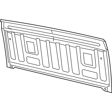 Ram 68525516AA Back Panel