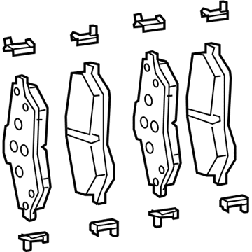 2023 Chrysler Voyager Brake Pad - 68509081AB