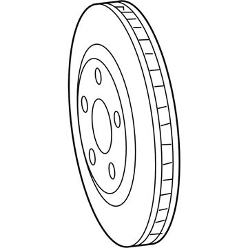 2022 Chrysler Voyager Brake Disc - 68280438AB