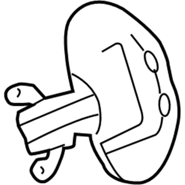 Mopar 4865738AB Fuel Door, Rear