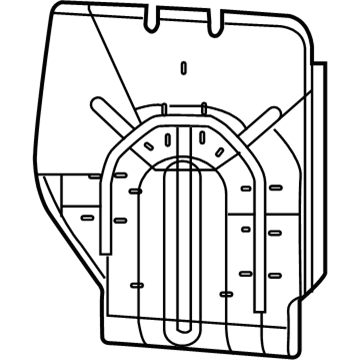 Chrysler 68224707AC Seat Back Pad