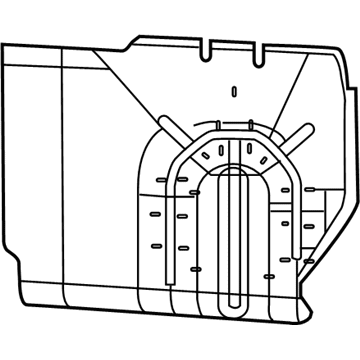 Mopar 68224705AB Seat Back Pad, Rear Driver Side