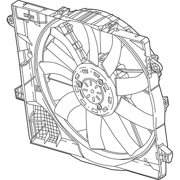 Jeep Engine Cooling Fan - 68592085AA