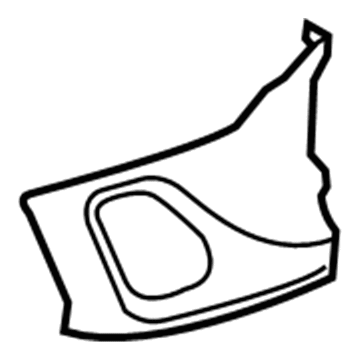 Mopar 5YG93LXHAA Upper Trim Panel, Driver Side