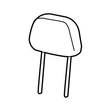 Jeep 6SF90LXHAA Headrest - Front