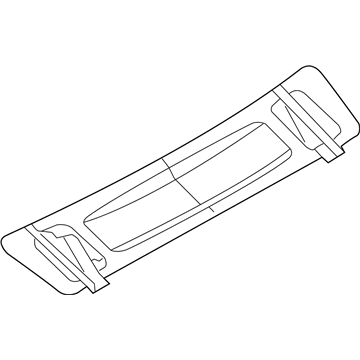 Mopar 5104932AC Spoiler, Rear Inner