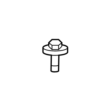 Dodge 6104368AA Head Air Bag Bolt