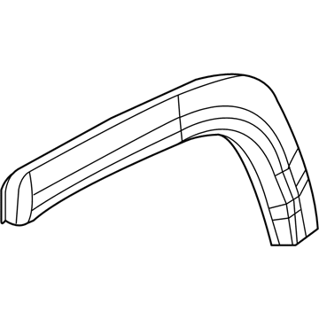 Jeep 5UP19RXFAC Wheel Opening Molding