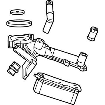 Jeep 68480745AE Oil Filter Housing