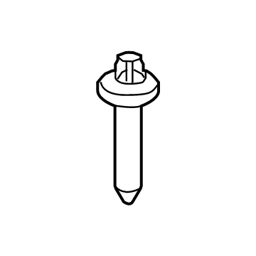 Jeep 6104418AA Isolator Bolt