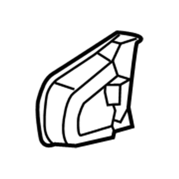 Mopar 5YF62JXWAA Handle Bezel, Inner Passenger Side