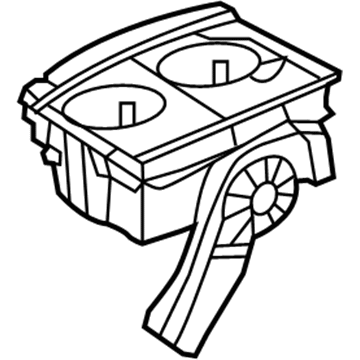 Mopar 5PF37DX9AA Cup Holder