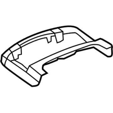 Mopar 1WH99DX9AB Front Trim, Black, Upper