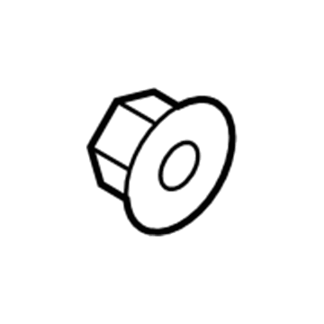 Jeep 6106160AA Nut - Hexagon
