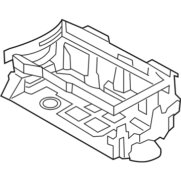 Dodge 5065355AK Battery Tray