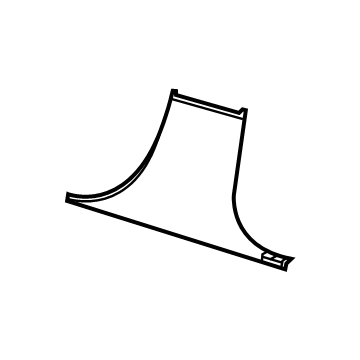 Dodge 7AG43DX9AA Lower Center Pillar Trim
