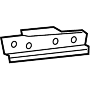 Mopar 68229288AB Rail Reinforcement, Passenger Side