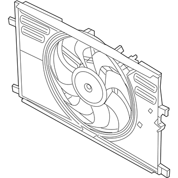 Jeep Renegade Engine Cooling Fan - 68552370AA