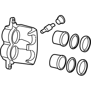 Dodge Durango Brake Caliper - 68507582AA