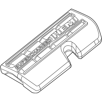 Mopar 53011120AA Engine Cover, Front Driver Side