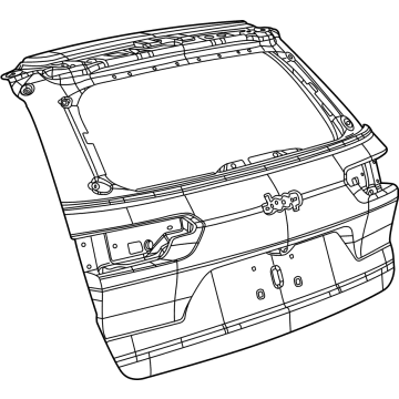 Jeep 68362258AG Lift Gate