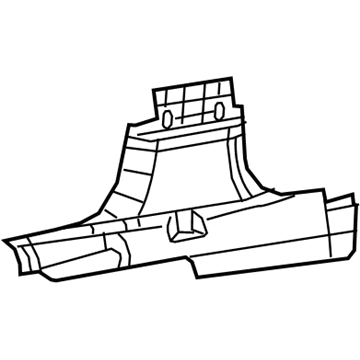 Mopar 1XW70DX9AF Center Pillar Trim, Lower Passenger Side