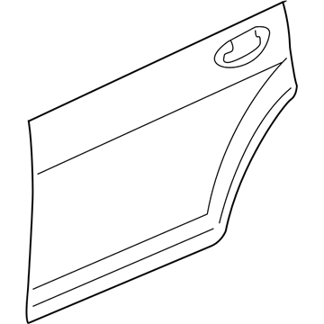 Mopar 4814548AD Outer Panel, Rear Passenger Side