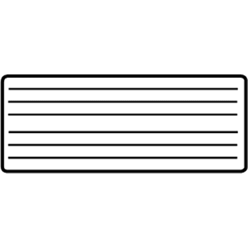 Mopar MB891604 Air Bag Label