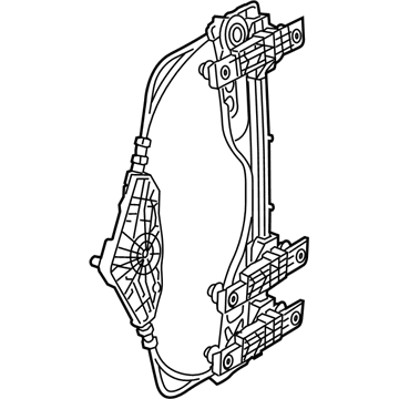 Jeep Cherokee Window Regulator - 68227459AB