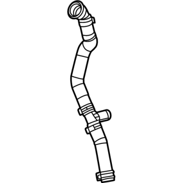 Jeep Wrangler Radiator Hose - 68402055AB