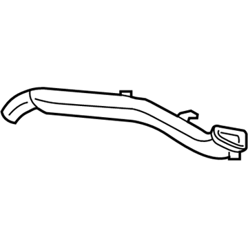 Mopar 5058831AB Outer Duct, Driver Side