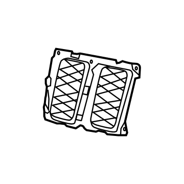 Mopar 68264285AA Grille, Front Outer Passenger Side