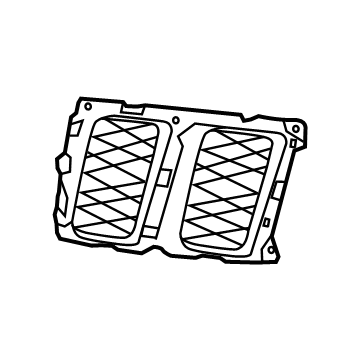 Mopar 68264286AB Grille, Front Center