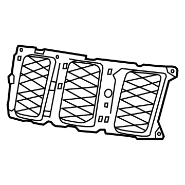 Mopar 68264287AA Grille, Front Outer Driver Side
