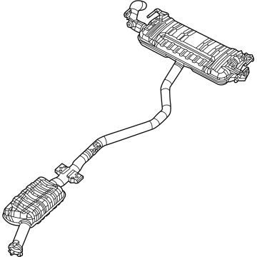 Jeep Grand Cherokee Muffler - 68412265AI