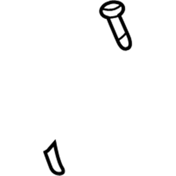 Mopar 6504893AA Buckle End Bolt