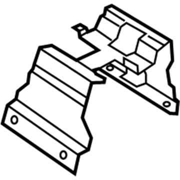Mopar 68087864AB Console Base Bracket