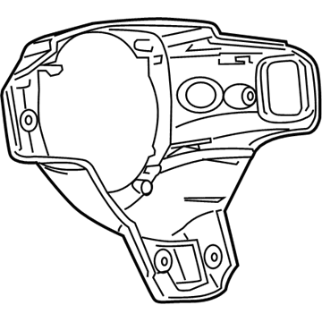 Mopar 5LL32DX9AB Rear Cover, Black/Gray