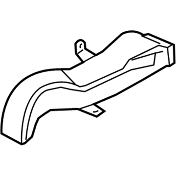 Mopar 4865809AA Floor Duct, Lower