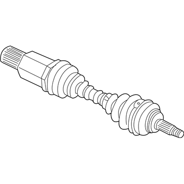 Mopar 5085016AA Intermediate Shaft, Front