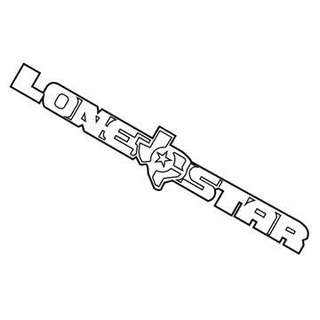 Ram 68358563AA Nameplate