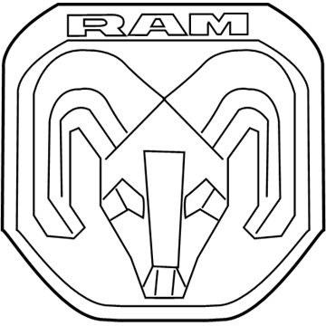 Ram 68276327AA Emblem