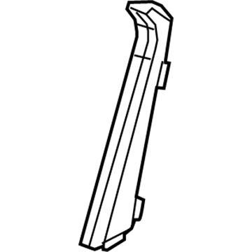 Jeep 6ZN49LXHAA Bezel - Rear Door Flag