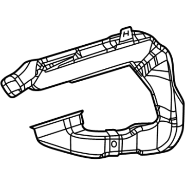 Jeep 68479430AA Air Duct