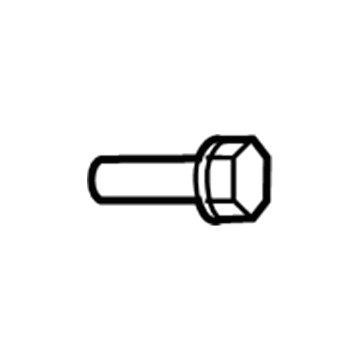 Jeep 6508448AA Bolt - Hexagon Head