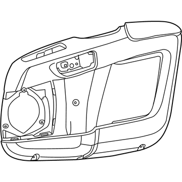 Ram 7JR70JXWAA Door Trim Panel
