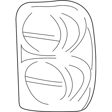 Jeep Back Up Light - 55155829AH
