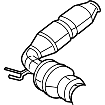 Mopar 5181827AA Catalytic Converter, Driver Side
